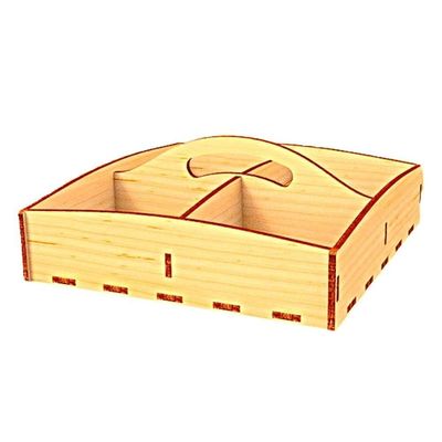 Porta Guardanapo E Sachê Em Mdf - Kit 10 Unidades