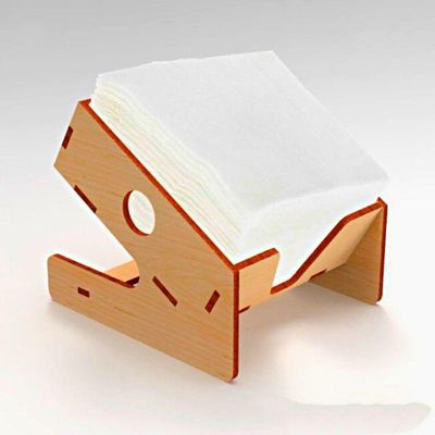 Porta Guardanapo Em Mdf - Kit 5 Unidades