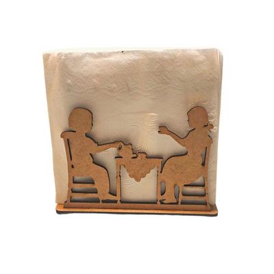 Porta Guardanapo Em Mdf - Kit 5 Unidades