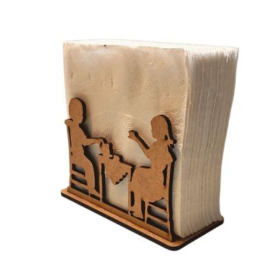 Porta Guardanapo Em Mdf - Kit 5 Unidades