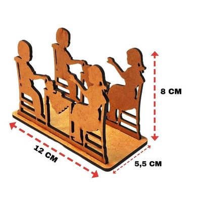 Porta Guardanapo Em Mdf - Kit 5 Unidades