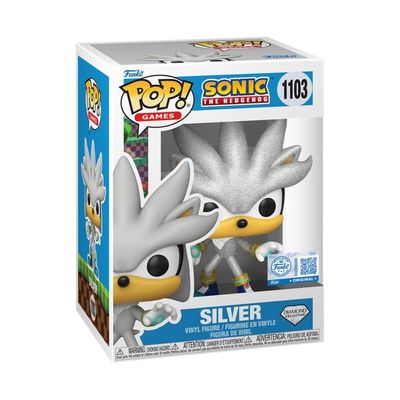 Boneco Funko Pop! Sonic The Hedgehog - Silver