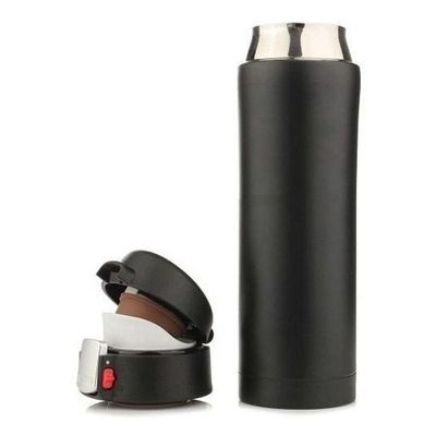 Garrafa Termica 500ml Aço Inox Inquebravel Vacuum Preto