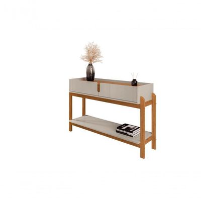 Aparador Lizz C/ 2 Gavetas E Suporte Inferior Off White Cedro