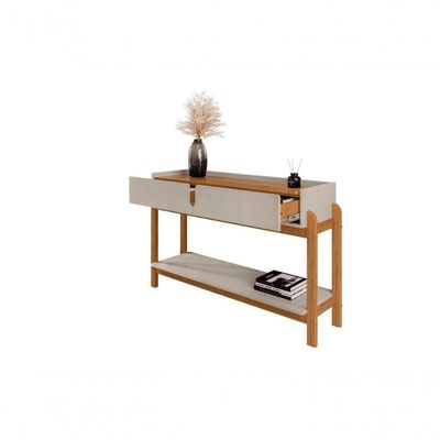 Aparador Lizz C/ 2 Gavetas E Suporte Inferior Off White Cedro