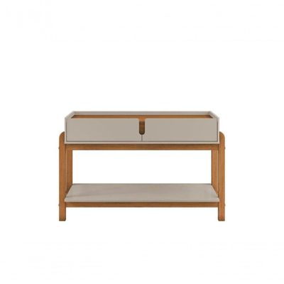 Aparador Lizz C/ 2 Gavetas E Suporte Inferior Off White Cedro