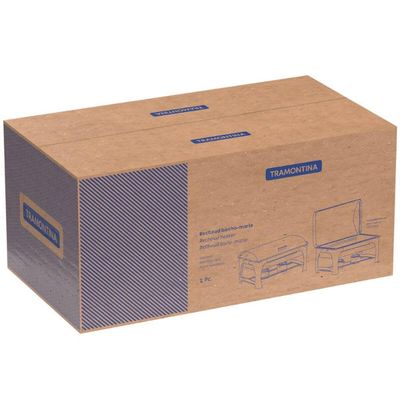 Rechaud Inox Tramontina 9,06L com Fogareiro 64x33x24cm Banho Maria Buffet