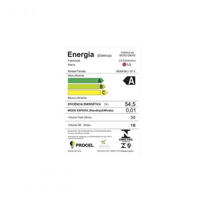 Forno de Micro-ondas Solo 30L Com Revestimento EasyClean 127V