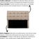 Cabeceira Estofada Cama Box Casal 160 Cm Ananda Suede Bege