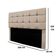 Cabeceira Estofada Cama Box Casal 160 Cm Ananda Suede Bege