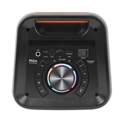 Caixa De Som Amplificada Philco 350W Flash Lights Bivolt
