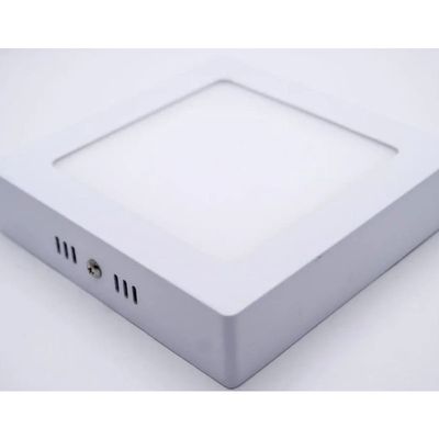 Kit 20 unidades Painel 12w Sobrepor Quadrado Branco Quente 3000k