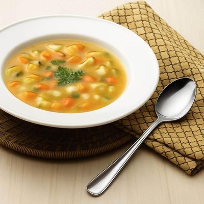 Conjunto 12 Colheres De Mesa 18x4cm Siena Brinox Cozinha Mesa Sopa Servir Janta Almoço