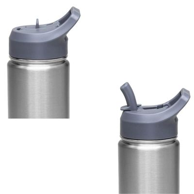 Squeeze Garrafa Térmica Tramontina 650ml Inox com Canudo