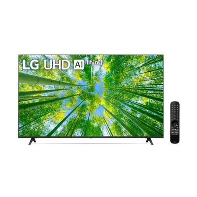 Smart TV LG 60'' 4K UHD WiFi Bluetooth HDR Inteligência Artificial ThinQ Smart Magic Google Alexa 60UQ8050PSB 2022
