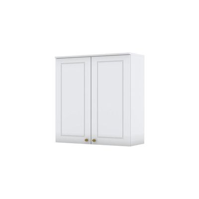 Armário De Cozinha 02 Portas 80 Cm Nova York Henn Branco