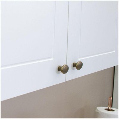 Armário De Cozinha 02 Portas 80 Cm Nova York Henn Branco