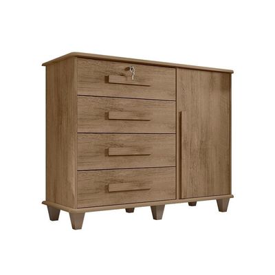 Cômoda Com 4 Gavetas Lyons Cinamomo