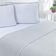 Jogo De Cama Malha Lençol 100% Algodão Urbano 4 Peças Queen - Branco-mescla - design resistente