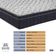 Conjunto Solteiro Cama Bege Box Colchão Extra Firme Ortobom Branco