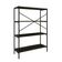 Estante C/04 Prateleiras 118x80x33cm Tub Tueh1184 Carvalho Dark - Est.preta Carvalho Dark / Est.preta