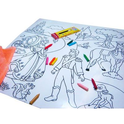 Tapete p/ colorir - Reino Encantado - Kits for Kids