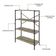 Estante C/04 Prateleiras 118x80x33cm Tub Tueh1184 Carvalho - Est.preta Carvalho / Est.preta