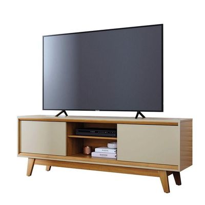 Rack Bancada Atlas Para De 70 Polegadas - Madetec Cumaru Opala