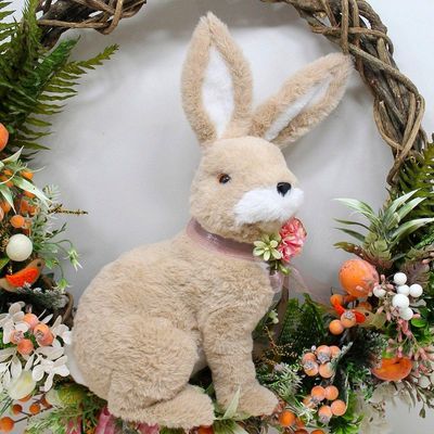Guirlanda Enfeite De Páscoa Coelho Decorativa Arranjos 60cm