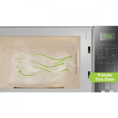 Forno Micro-ondas CMS46AR 32L Cinza Espelhado 220V Consul Cinza espelhado