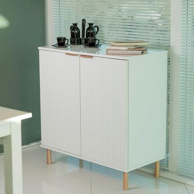 Aparador Buffet Ditália 2 Portas R-632 Branco