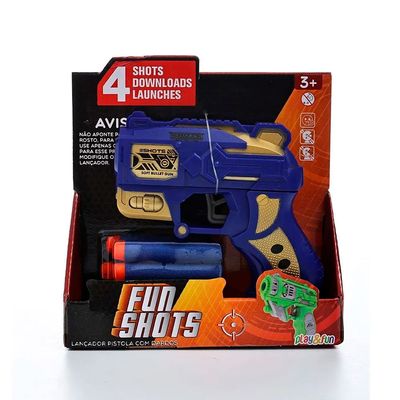 Mini Lancador c Dardos Fun Shot CV222979
