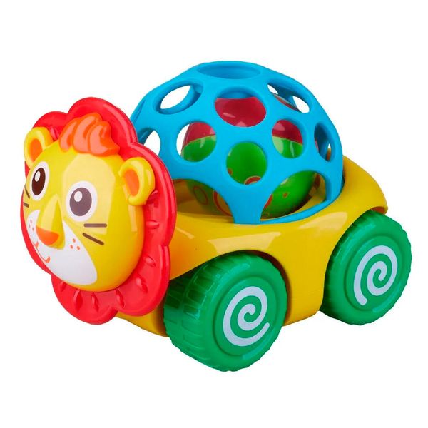 Carrinho Chocalho Meu Leãozinho Play & Fun CV233254 Carrinho Chocalho Meu Leãozinho Play & Fun CV233254