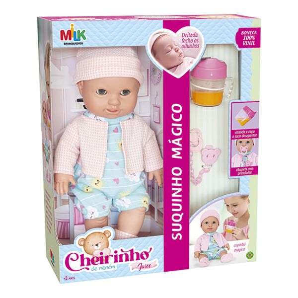 Boneca Cheirinho Suco Mágico Milk Boneca Cheirinho Suco Mágico Milk