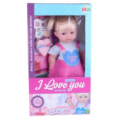 Boneca I Love You Makeup Milk
