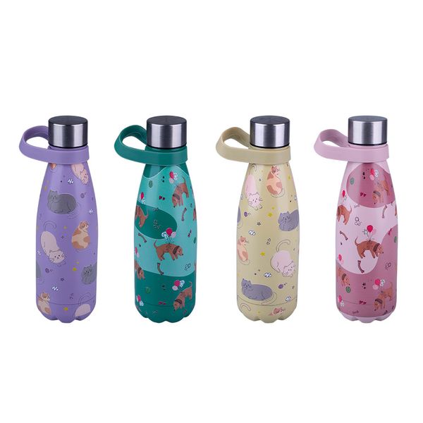 Garrafa de Alumínio Pets 500ml CV244808 Cazza Sortida