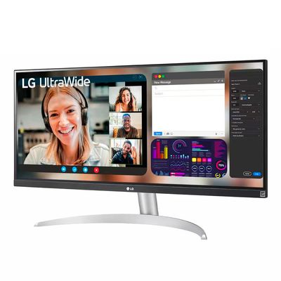 Monitor UltraWide 29 Polegadas LG 29WQ600-B com Tela IPS, Full HD, 100Hz, AMD FreeSync Branco / Bivolt
