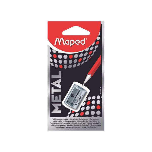 Apontador Maped Metal Basic Satellite 1 Furo - Item Sortido Apontador Maped Metal Basic Satellite 1 Furo - Item Sortido