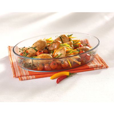 Assadeira Oval 1,6 Litros Marinex