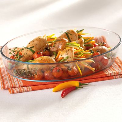 Assadeira Oval 1,6 Litros Marinex