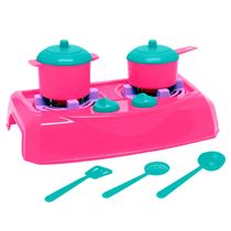 Brinquedo Doce Cozinha Fogãozinho Cardoso com 6 Peças