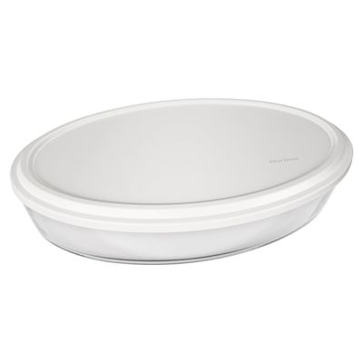 Assadeira Nadir Marinex em Vidro Oval com Tampa 3,2L - Item Sortido