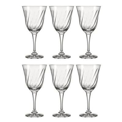 Conjunto de Taças para Água Nadir Lírio 365 ml 6 Peças Transparente
