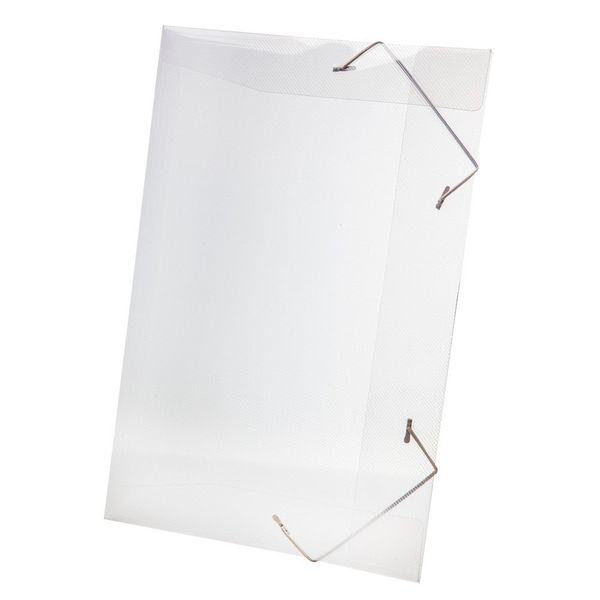 Pasta Aba Elástico Dello Line sem Lombo Cristal 33,5x23,5cm Pasta Aba Elástico Dello Line sem Lombo Cristal 33,5x23,5cm