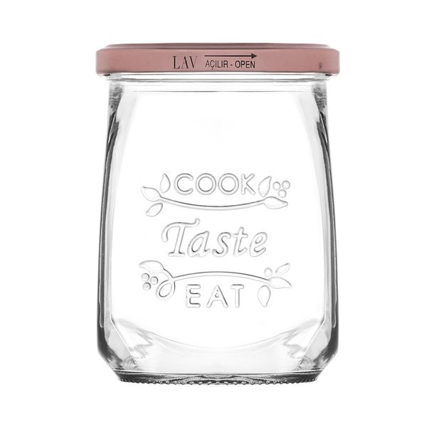 Pote de Vidro Lav Tasty Redondo Incolor 550ml