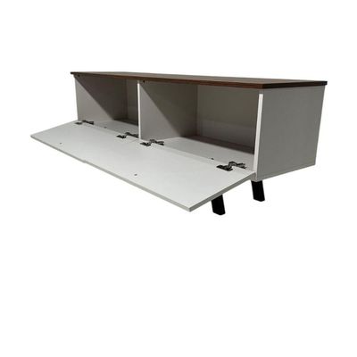 Rack Em Mdf Com Duas Portas Jeri/pau Ferro