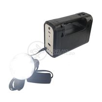 Kit Lanterna Placa Solar Carregador Portatil Emergência