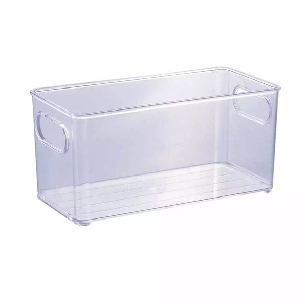 Caixa Organizadora Plasútil de Plástico Transparente Multiuso 20x10x10,4cm