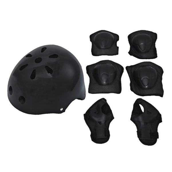 Kit de Proteção Le com Capacete e Acessórios Preto Kit de Proteção Le com Capacete e Acessórios Preto