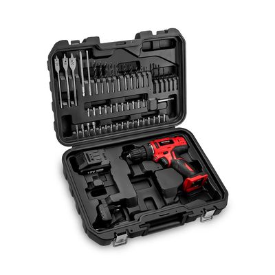 Parafusadeira e Furadeira Mondial Power Tools PF-07MA a Bateria com Maleta e 50 Acessórios - Bivolt